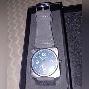 Bell and Ross Watch BR-03 92 W/ No Date (Blue and Grey)